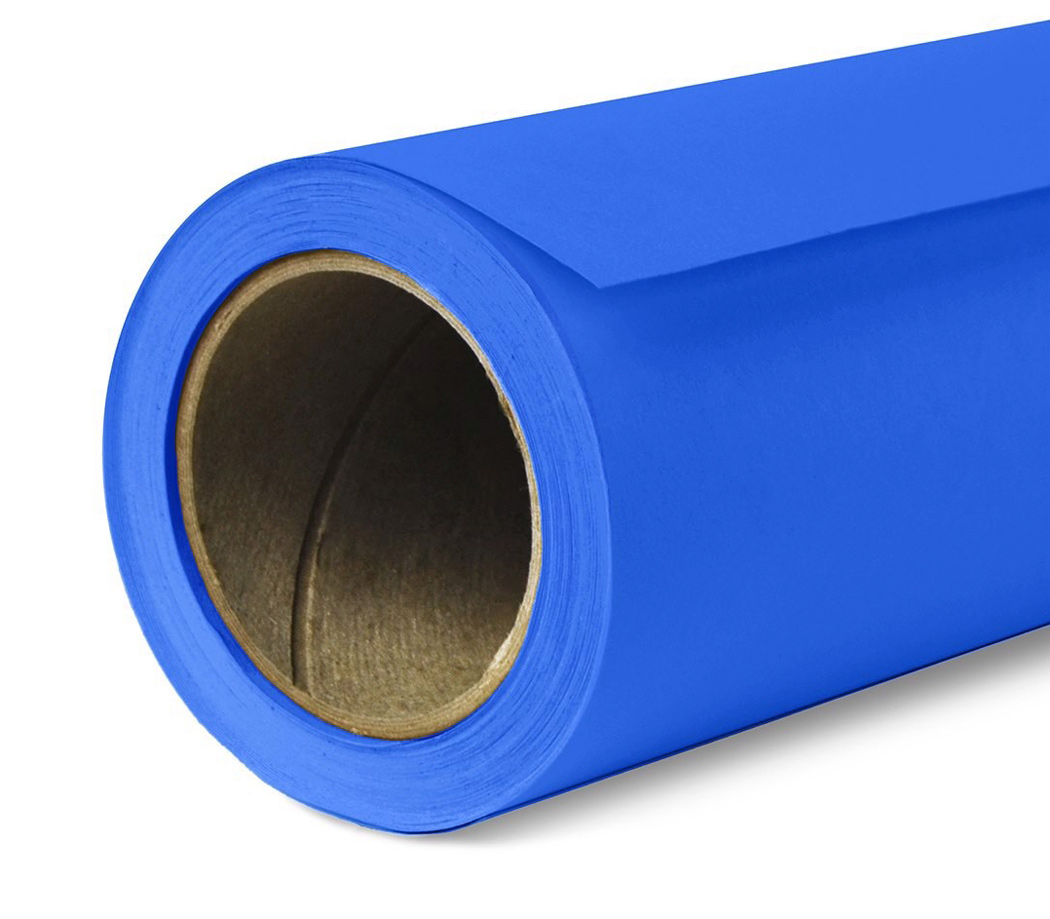 Фон Savage SA 58-12 Studio Blue, бумажный, 2.72x11 м, синий хромакей