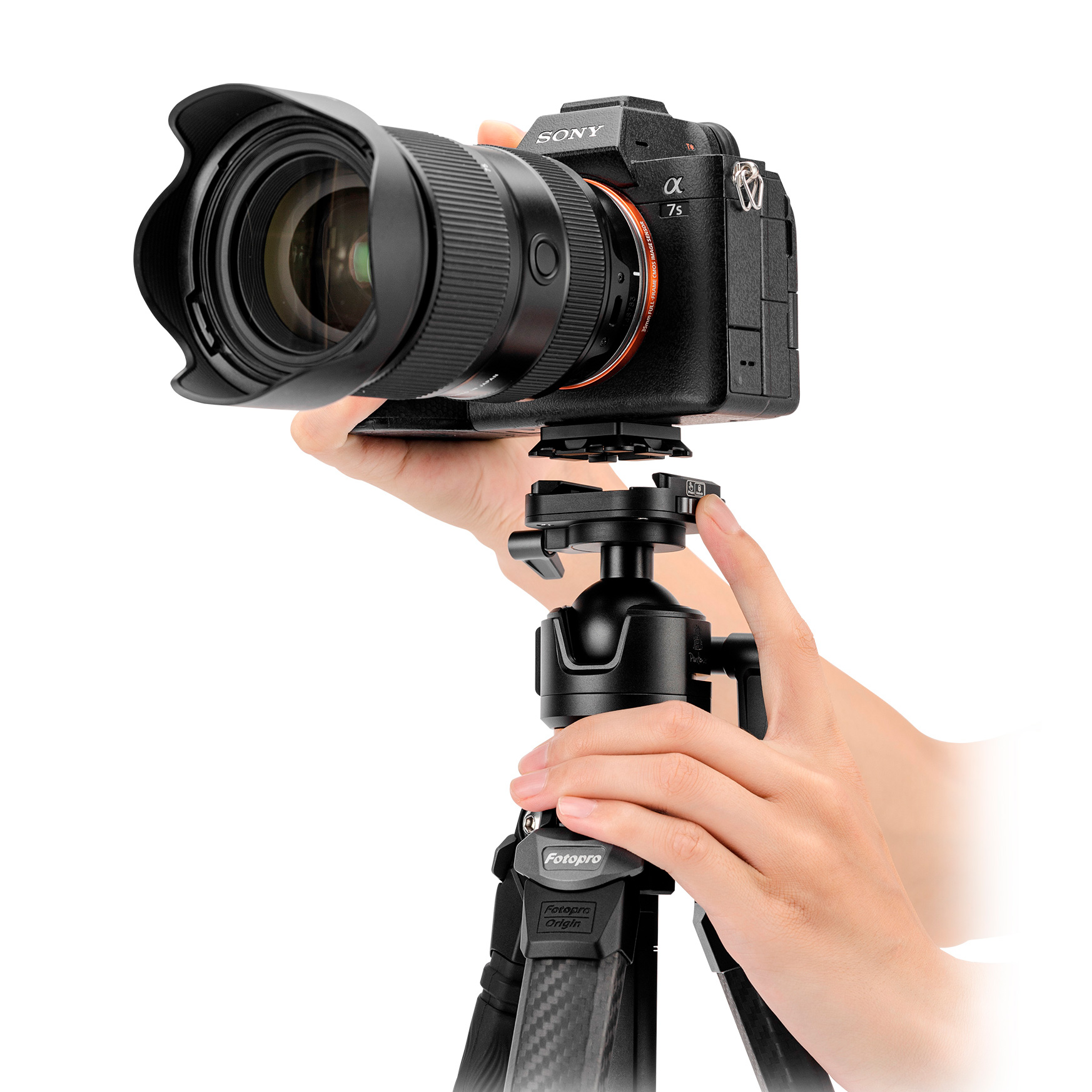 Штатив Fotopro Origin 20th Anniversary Edition с головой O-7H, карбоновый