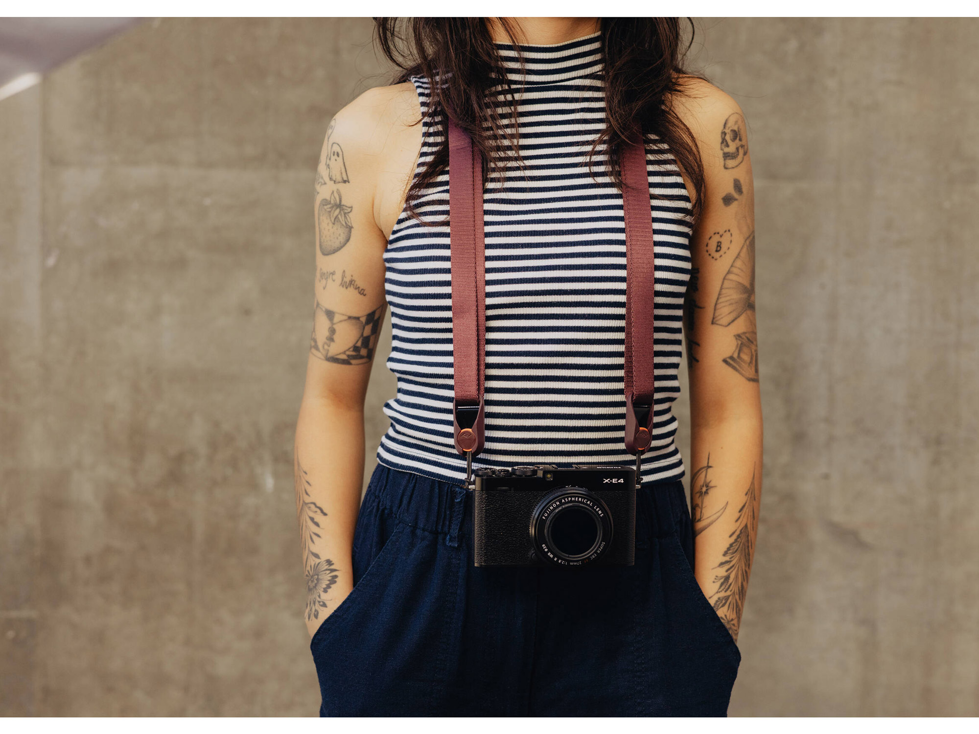 Ремень Peak Design Camera Strap Leash, цвет Eclipse, бордовый