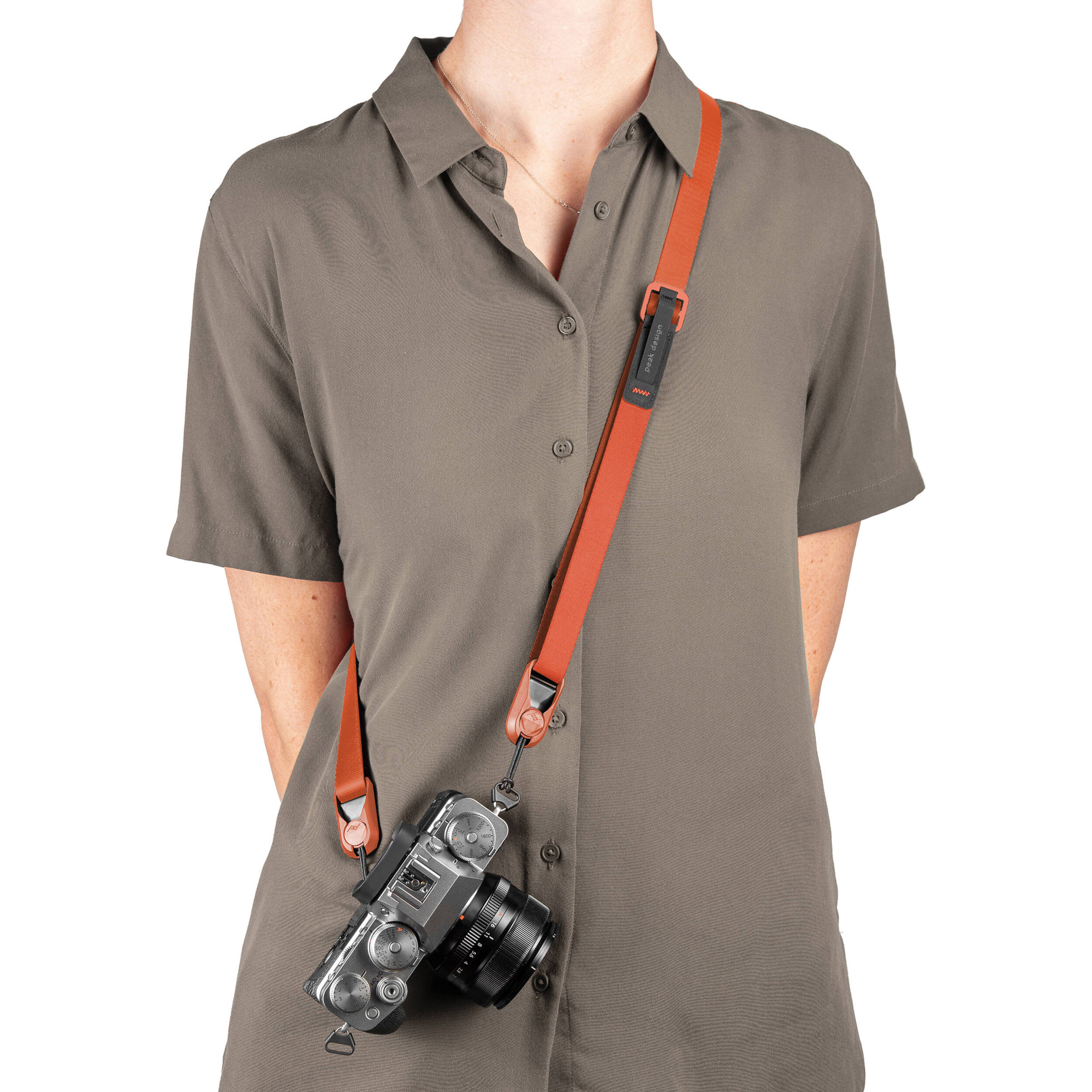 Ремень Peak Design Camera Strap Leash, цвет Ibis, оранжевый