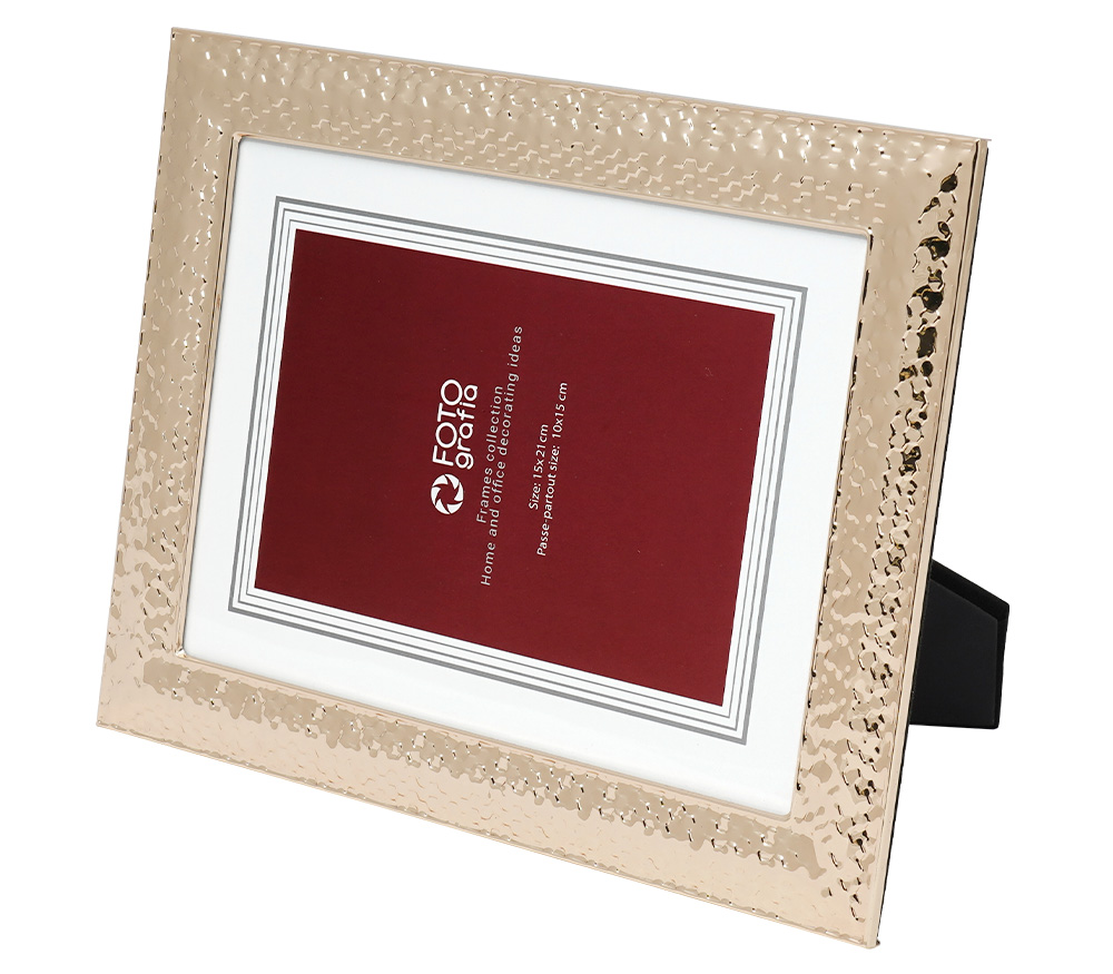 Фоторамка Fotografia 15x21 см, золотистая, FFM-5553