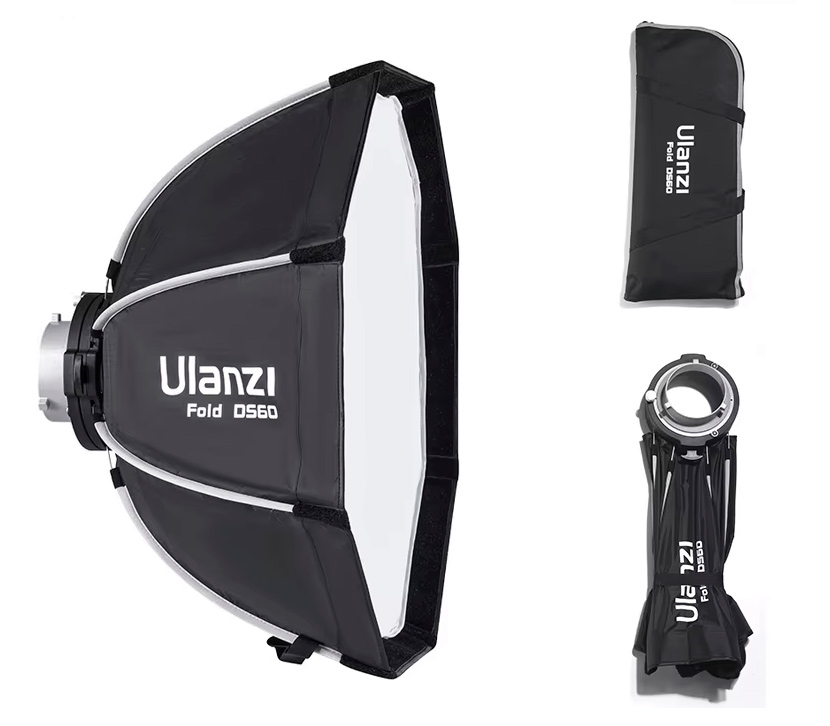 Октабокс Ulanzi LAS002-80, 80 см, быстрораскладной, с сотами, Bowens