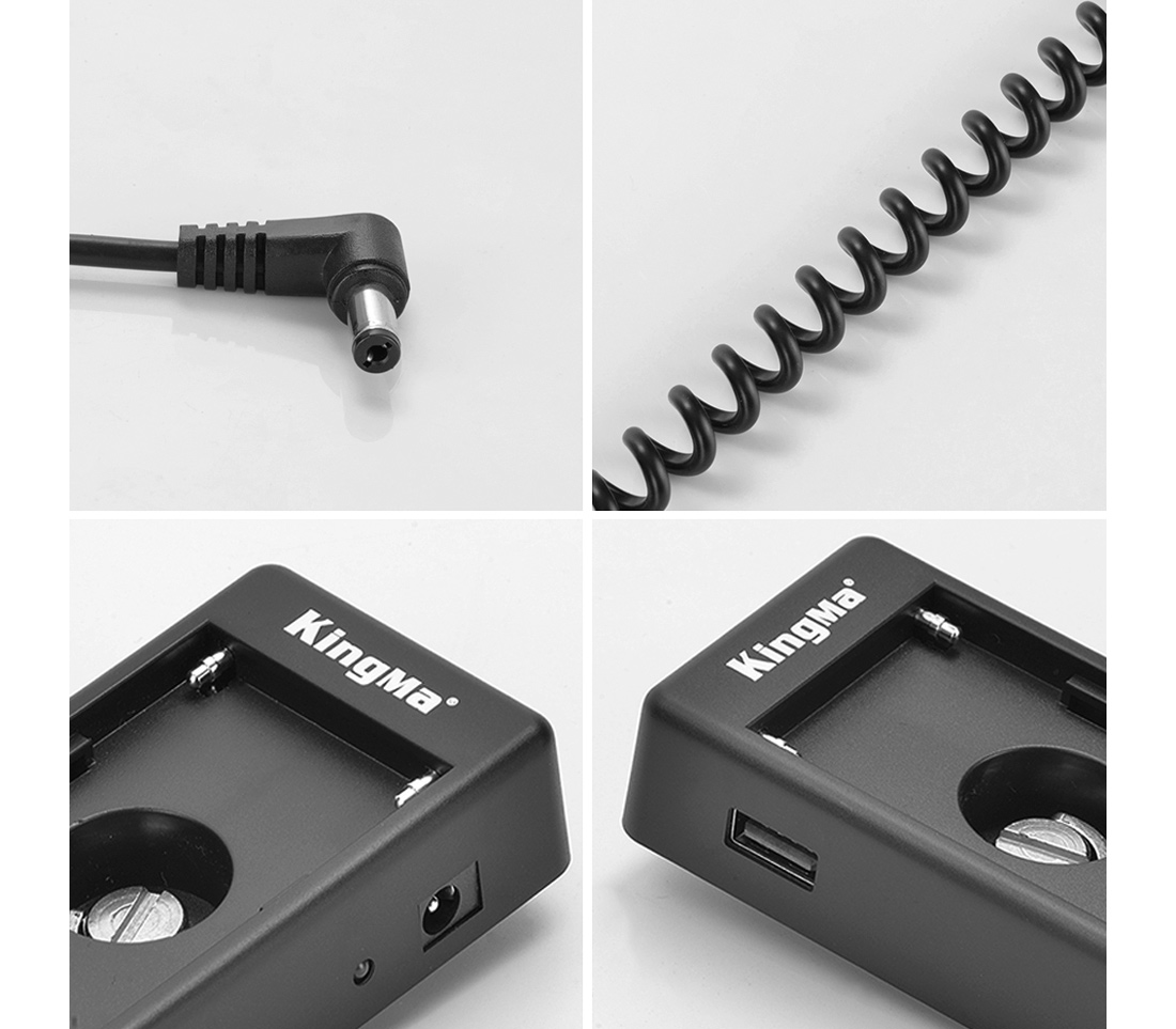 Адаптер питания Kingma DR-ENEL25 + батарейная площадка и NP-F980D, вместо Nikon EN-EL25