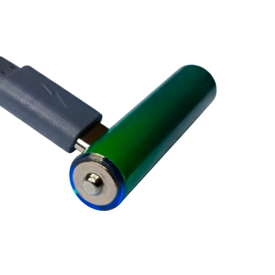 Аккумуляторы Fujimi FB-3A-666 AAA, с разъемом USB-C, 666 мВтч, 4 шт с кейсом