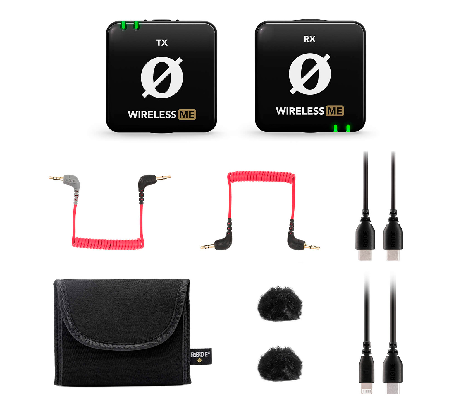 Беспрводная система RODE Wireless ME, TX + RX, 3.5 мм TRS / TRRS, USB-C, Lightning (уцененный)