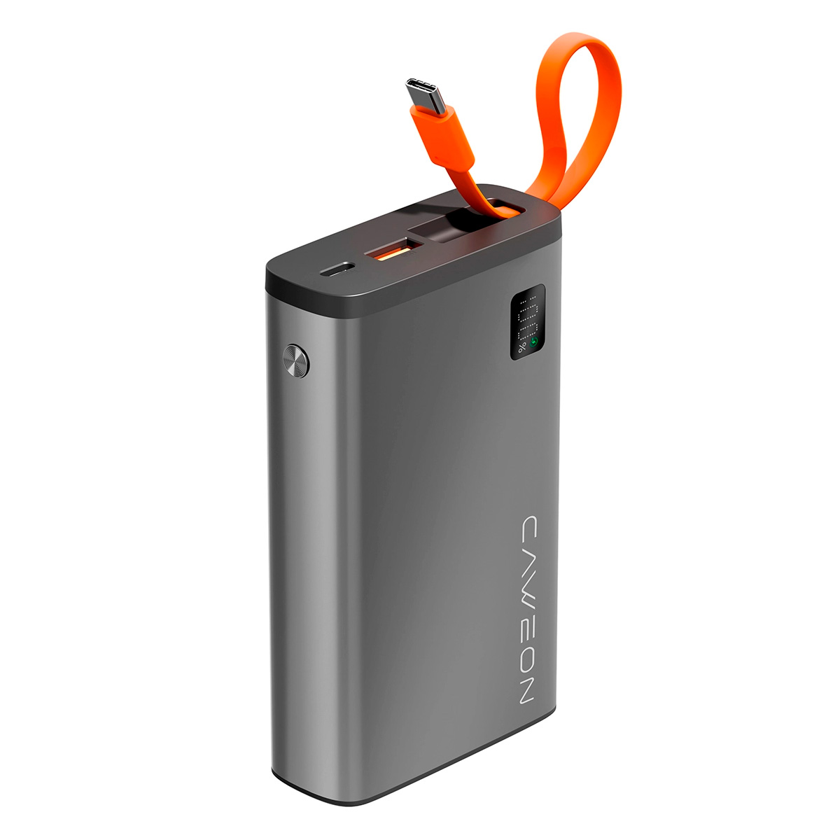 Внешний аккумулятор Caweon 20000 мАч, 30 Вт, встроенный USB-C кабель (CPB-C20K)
