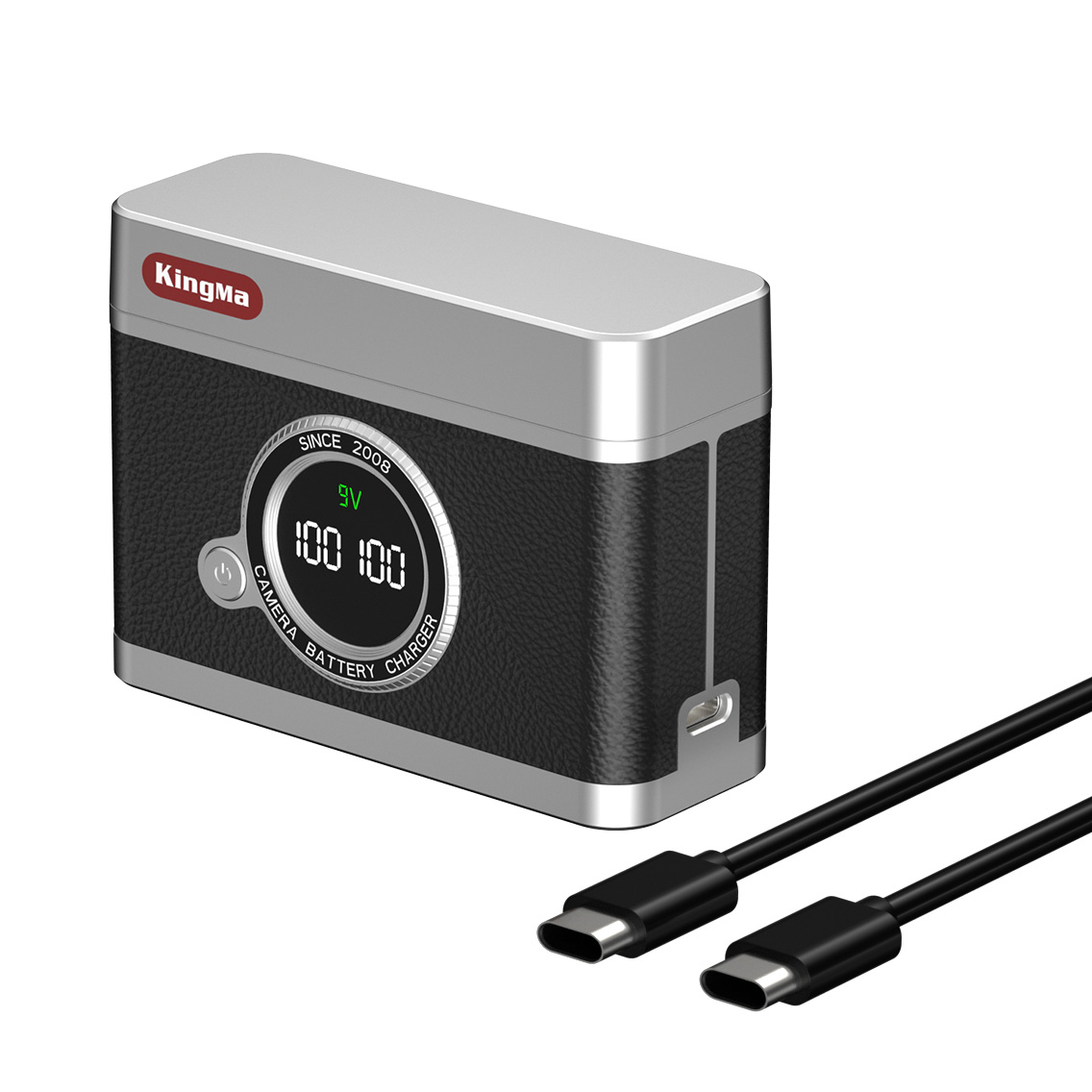 Зарядный кейс Kingma BM071-LPE6 для 2х Canon LP-E6, черный