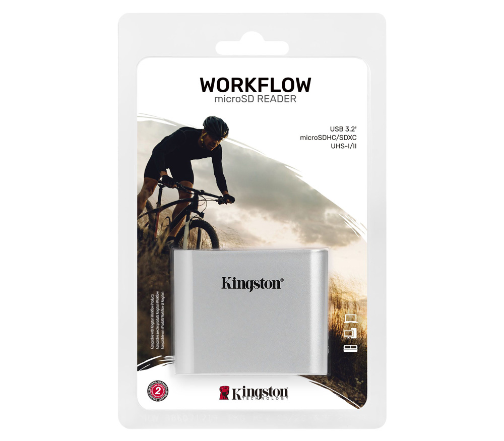 Карт-ридер Kingston Workflow WFS-SDC для microSD (UHS-I/-II) (уцененный)