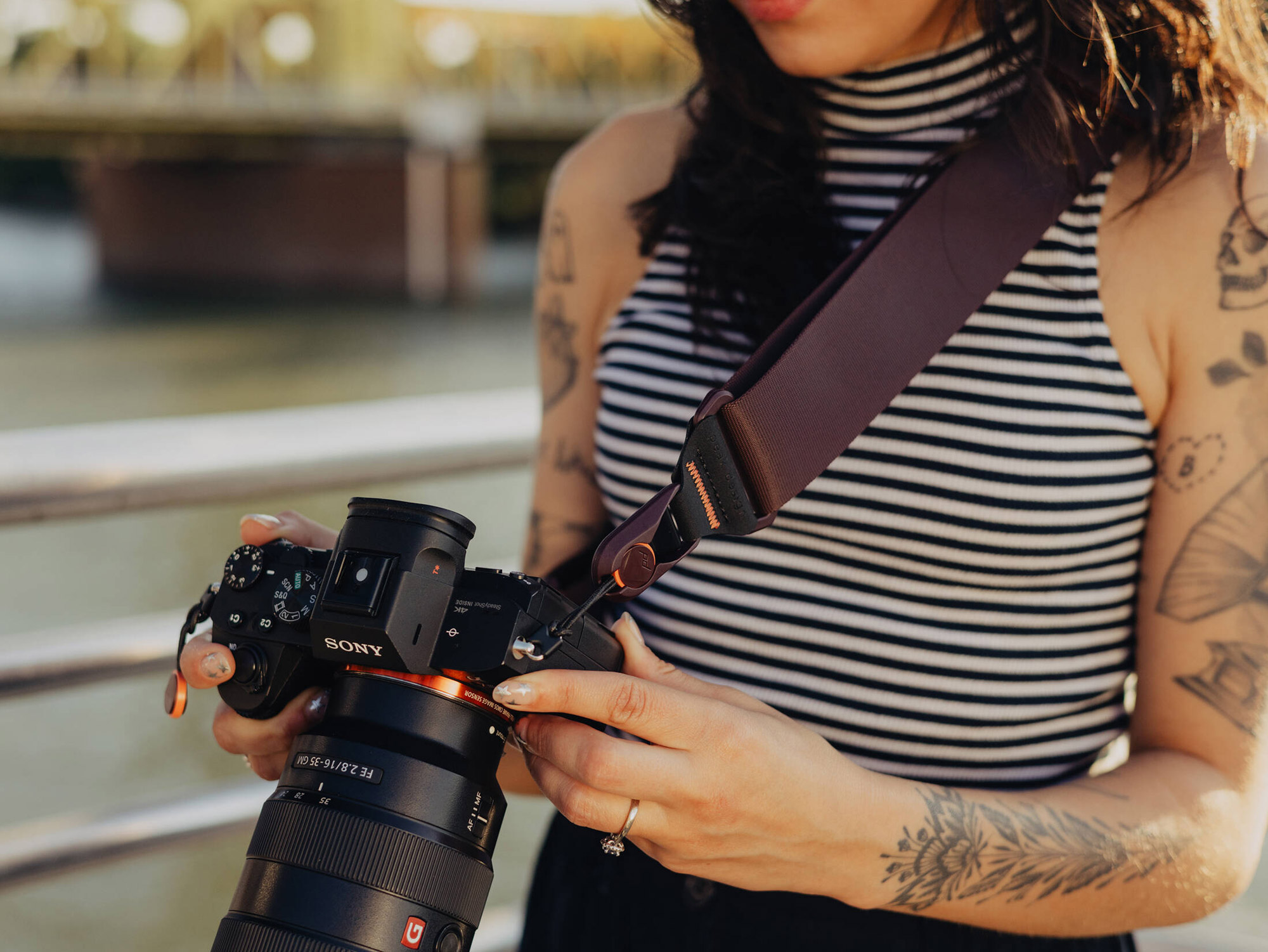Ремень Peak Design Camera Strap Slide Eclipse, бордо