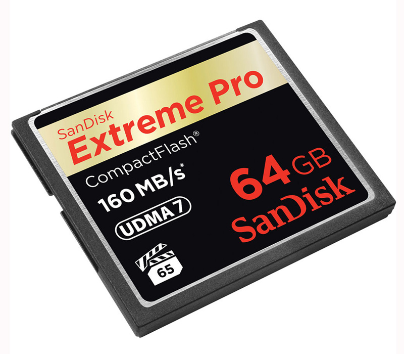 Карта памяти SanDisk CompactFlash 64GB  Extreme Pro 160 Mb/s (SDCFXPS-064G-X46) (уцененный)