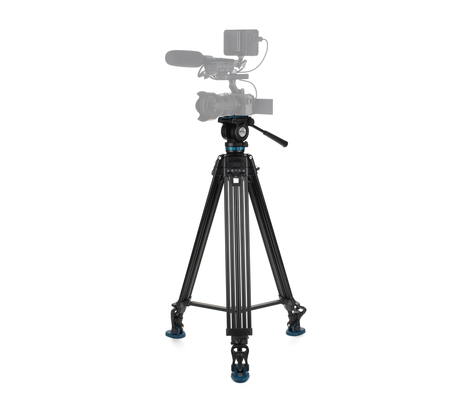 Штатив Benro Dual-Tube KH26PC с видеоголовой, алюминий