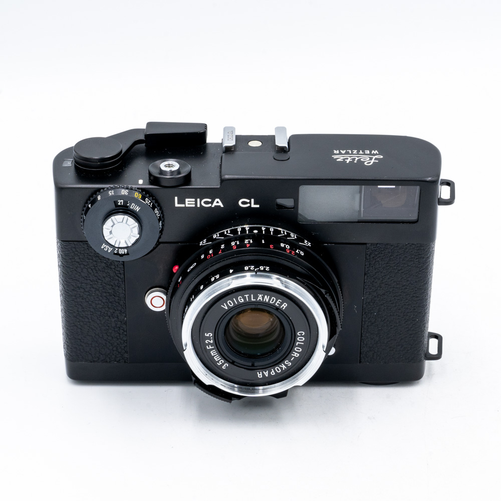 Пленочный фотоаппарат Leica CL + Voigtlaender Color-Skopar 35mm f/2.5 VM PII, Leica M-Mount (состояние 5) (б/у)