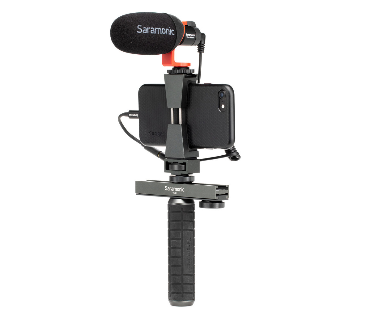 Комплект Saramonic VGM, держатель телефона, микрофон Vmic Mini