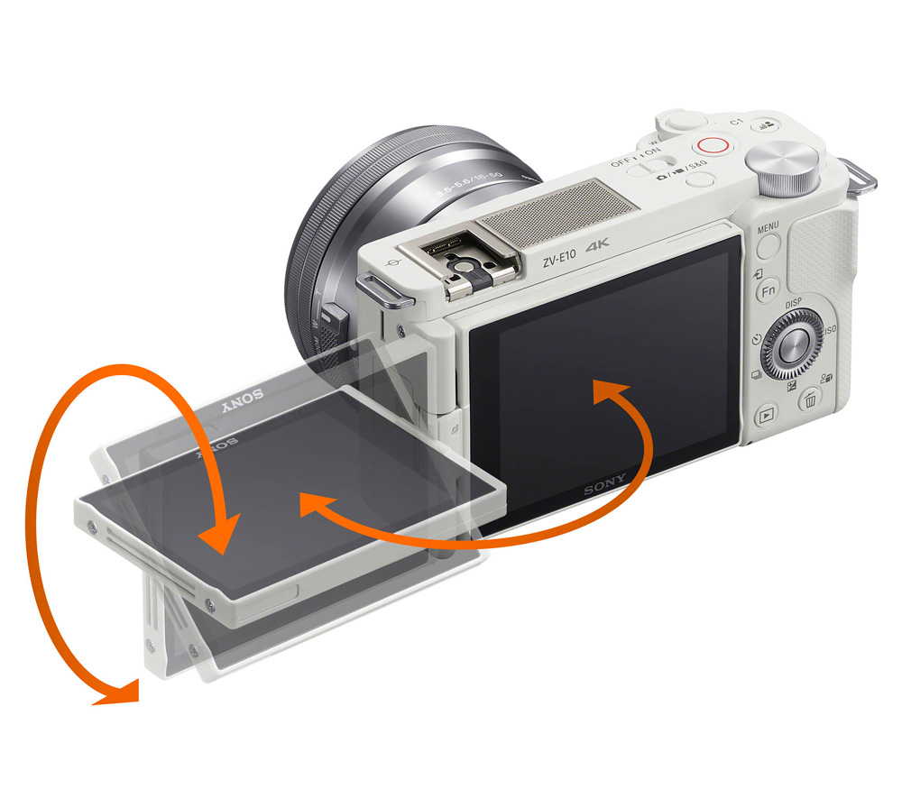Беззеркальный фотоаппарат Sony ZV-E10 Kit 16-50mm, белый