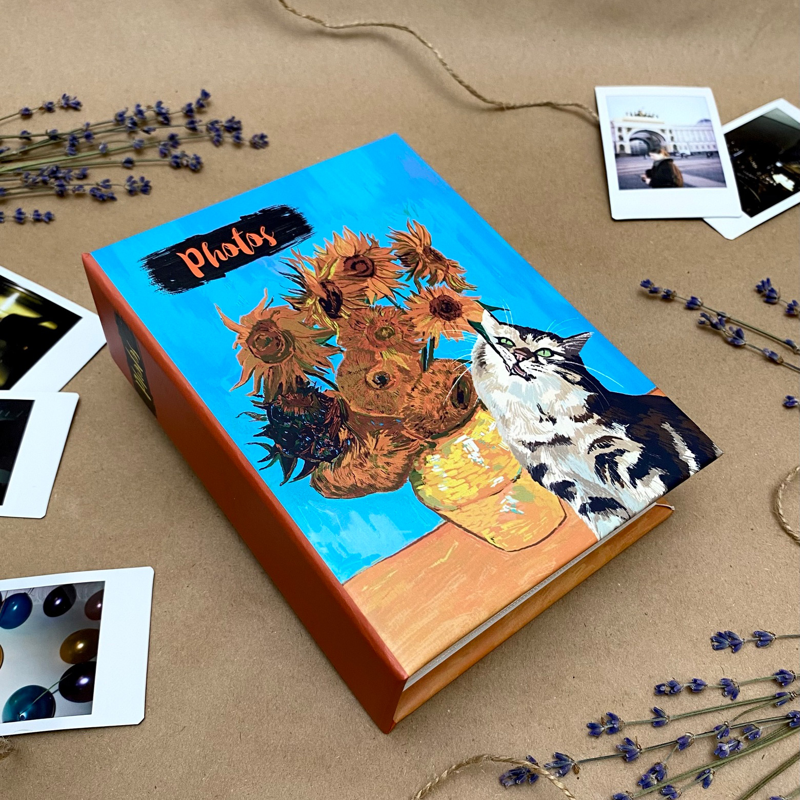 Фотоальбом Полином 10х15 см 100 фото - «VVG» Van Gogh style 2