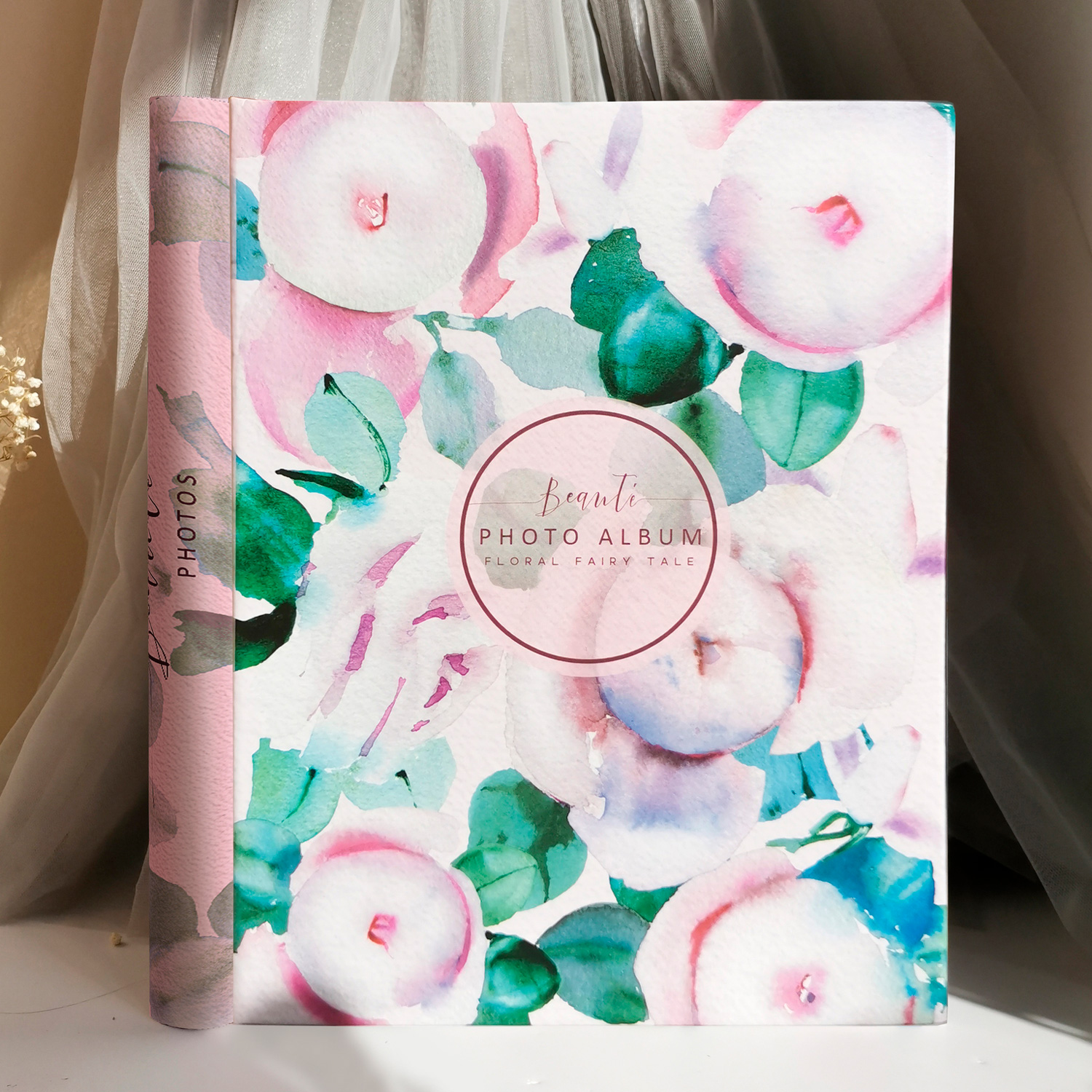 Фотоальбом Полином магнитный, 10 листов 23х28 см, «Flora art» Розы