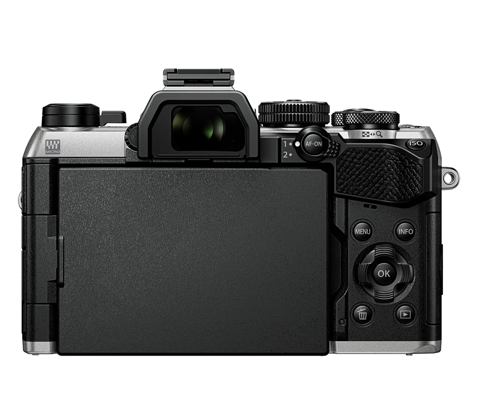 Беззеркальный фотоаппарат OM System OM-5 Mark II Kit 12-45mm f/4 PRO серебристый