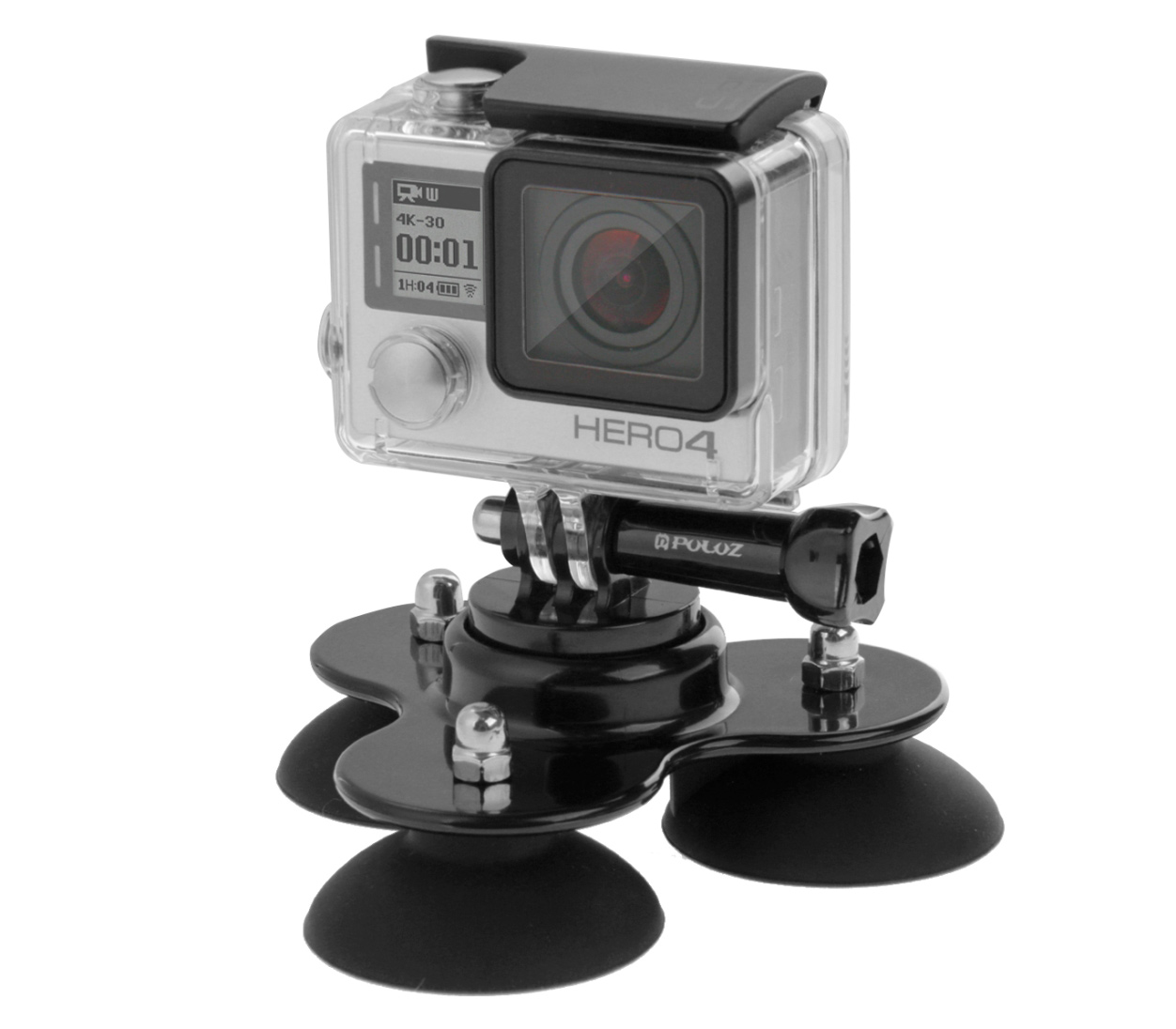 Присоска для экшн-камер Puluz PU164B Triangle Suction Cup Mount