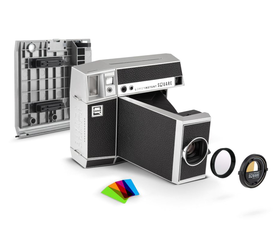 Фотоаппарат моментальной печати Lomography LOMO'Instant Square Glass New Black Combo