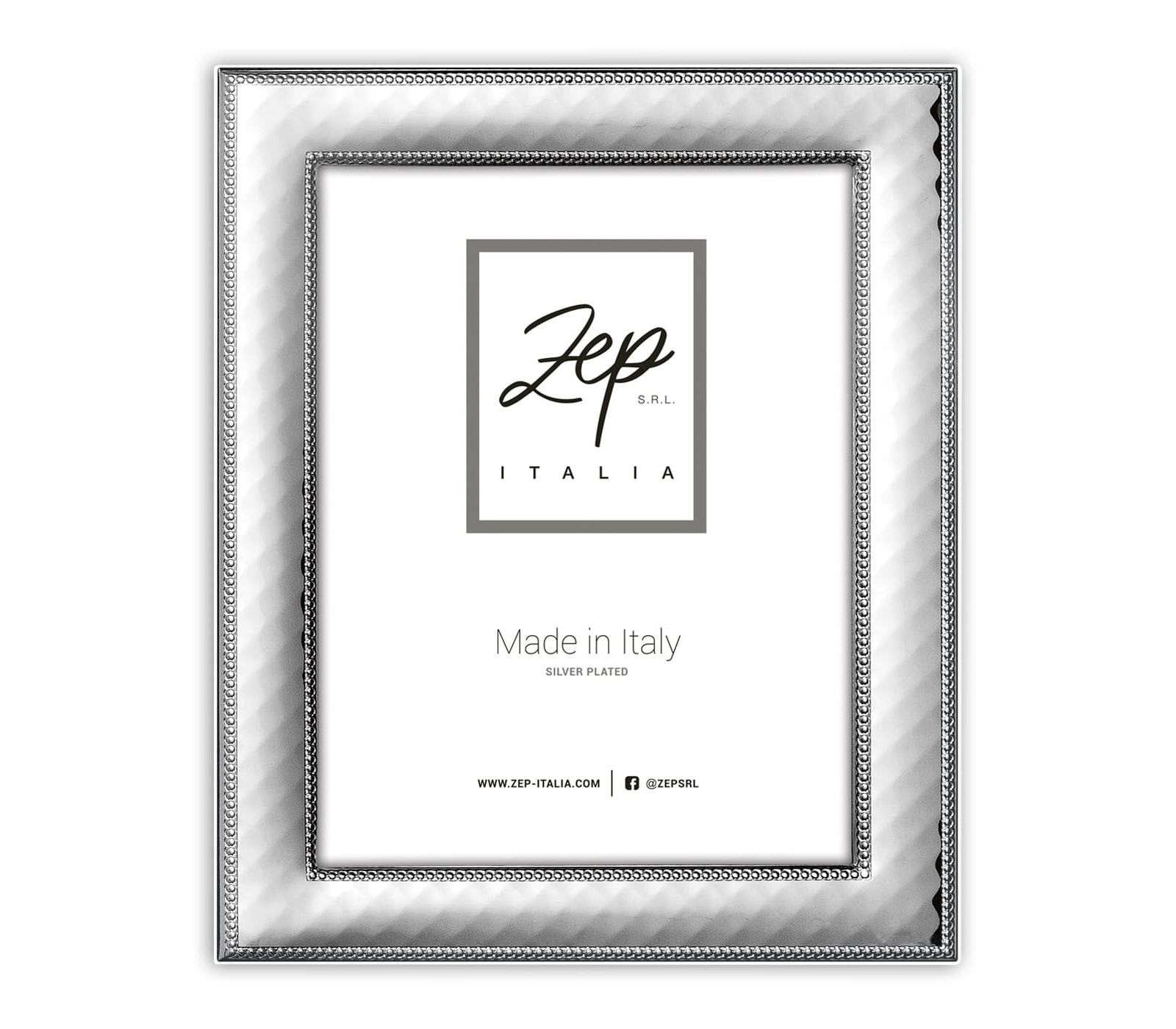 Фоторамка ZEP B18646W ASSISI WHITE, 10x15 см, металл, серебристая