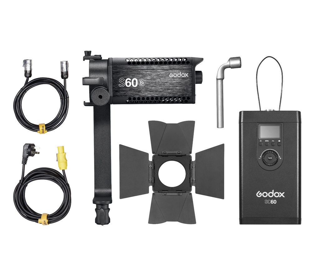 Осветитель Godox S60Bi, 77 Вт, светодиодный, фокусируемый, 2800-6500 К