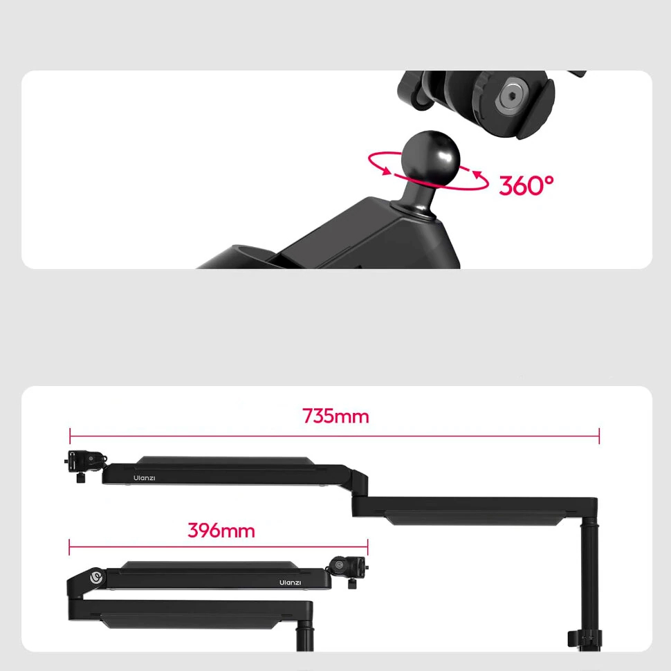 Держатель микрофона Ulanzi ZJ05 Lift Microphone Stand