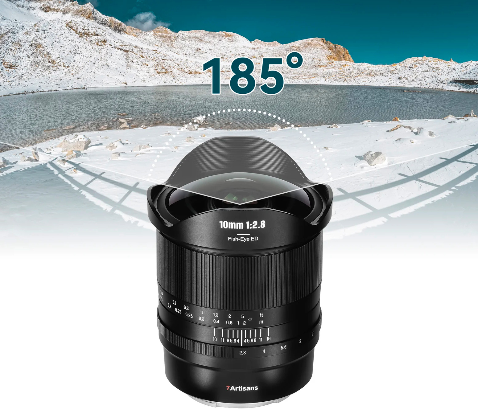 Объектив 7Artisans 10mm f/2.8 Mark II Fisheye Sony FE