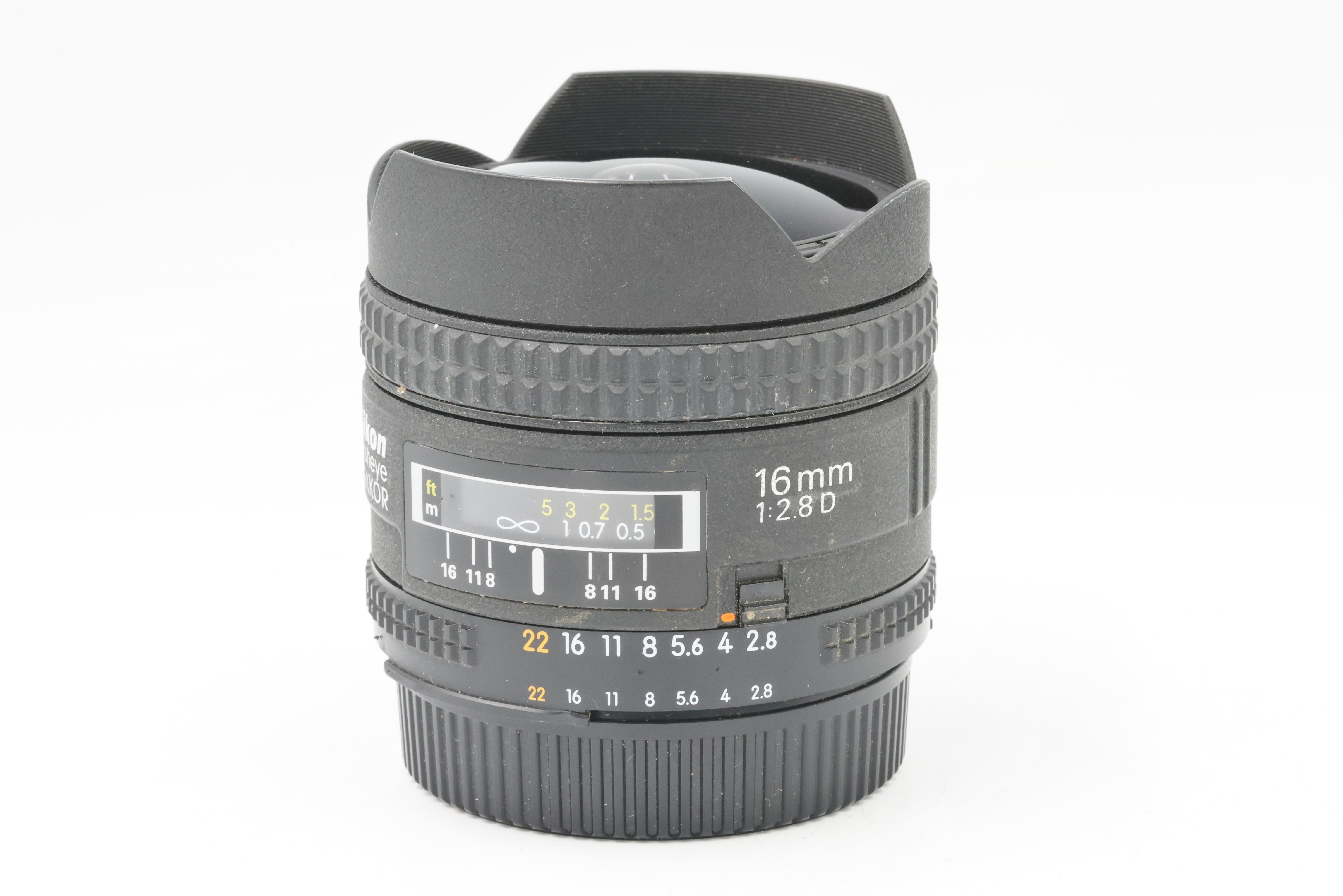 Объектив Nikon 16mm f/2.8D AF Fisheye-Nikkor (состояние 5-) (б/у)