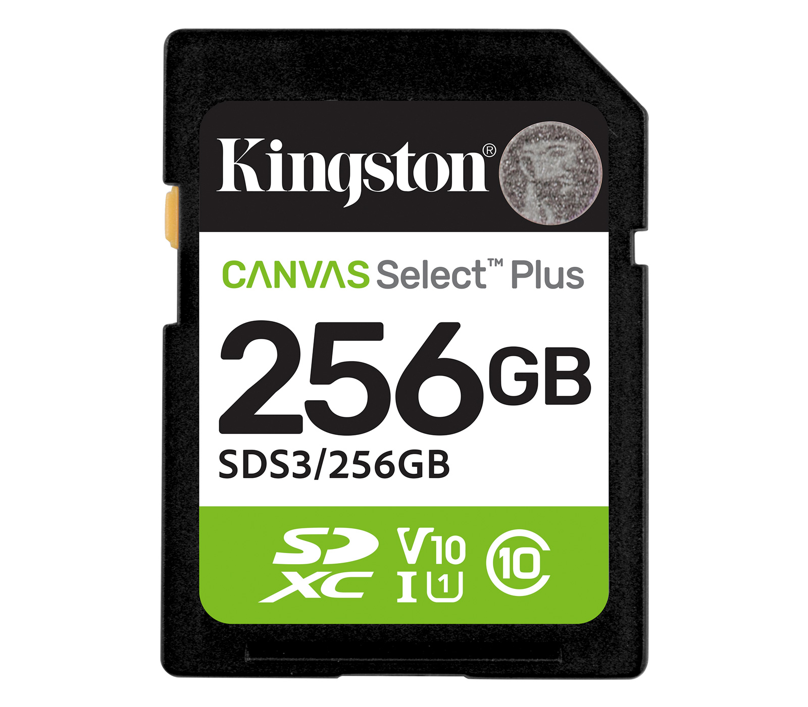 Карта памяти Kingston SDXC 256GB Kingston Select Plus Gen3 UHS-I, U1 / V10