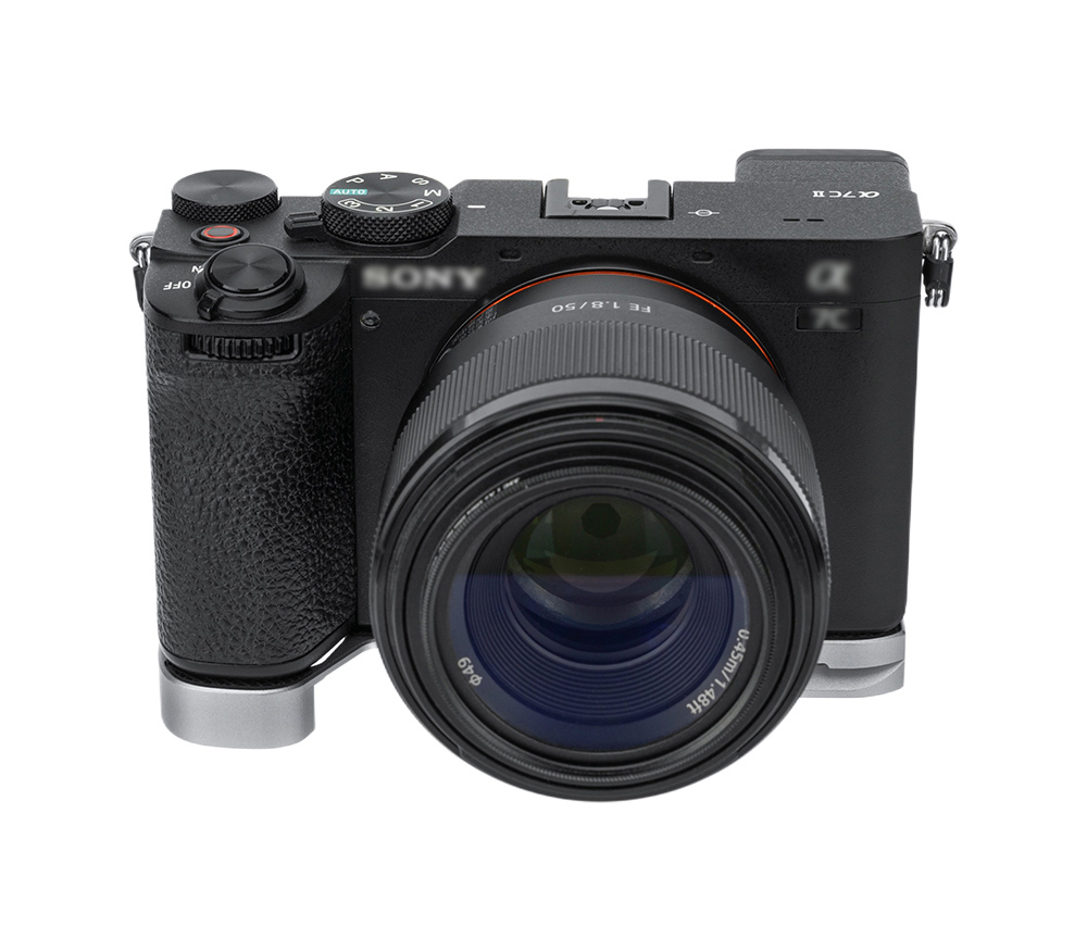 Дополнительный хват JJC HG-A7CII SILVER, для Sony A7C II, A7C R, серебристый