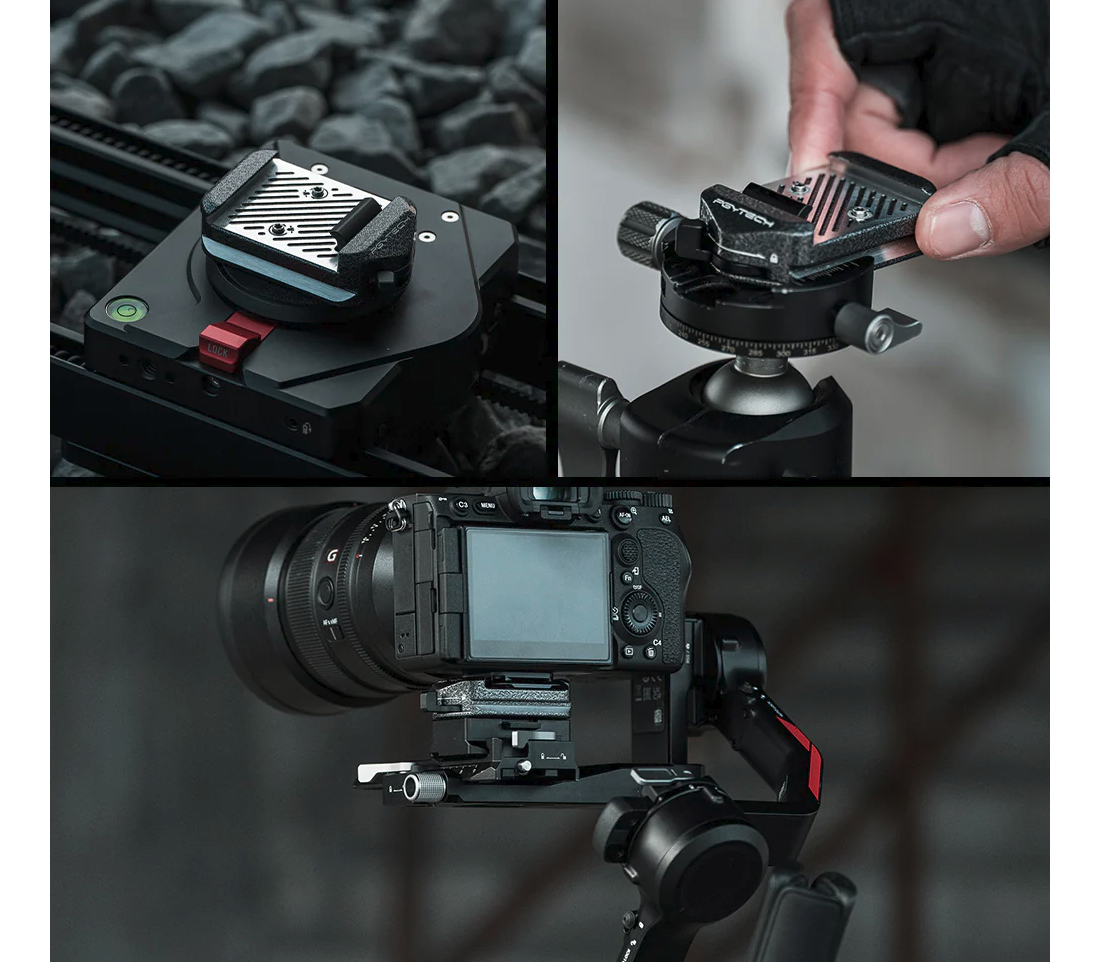 Крепление и съемная площадка PGYTECH Arca-Type Quick Release Clamp & Plate V2