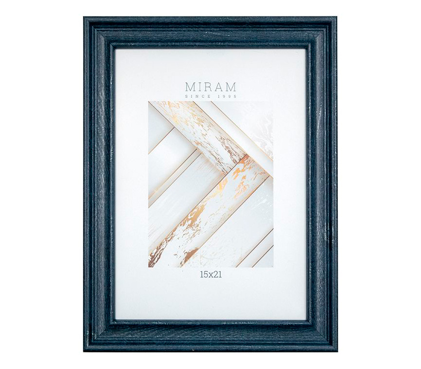 Фоторамка Мирам 15х21 см синяя (642445-6)