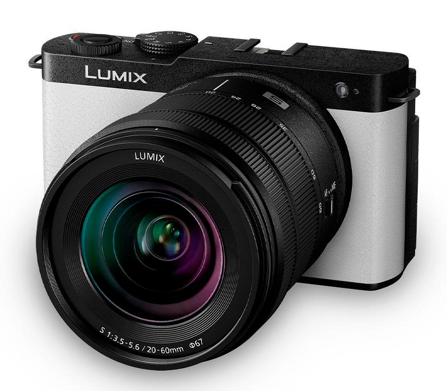Беззеркальный фотоаппарат Panasonic Lumix S9 Kit 20-60mm белый, английское меню