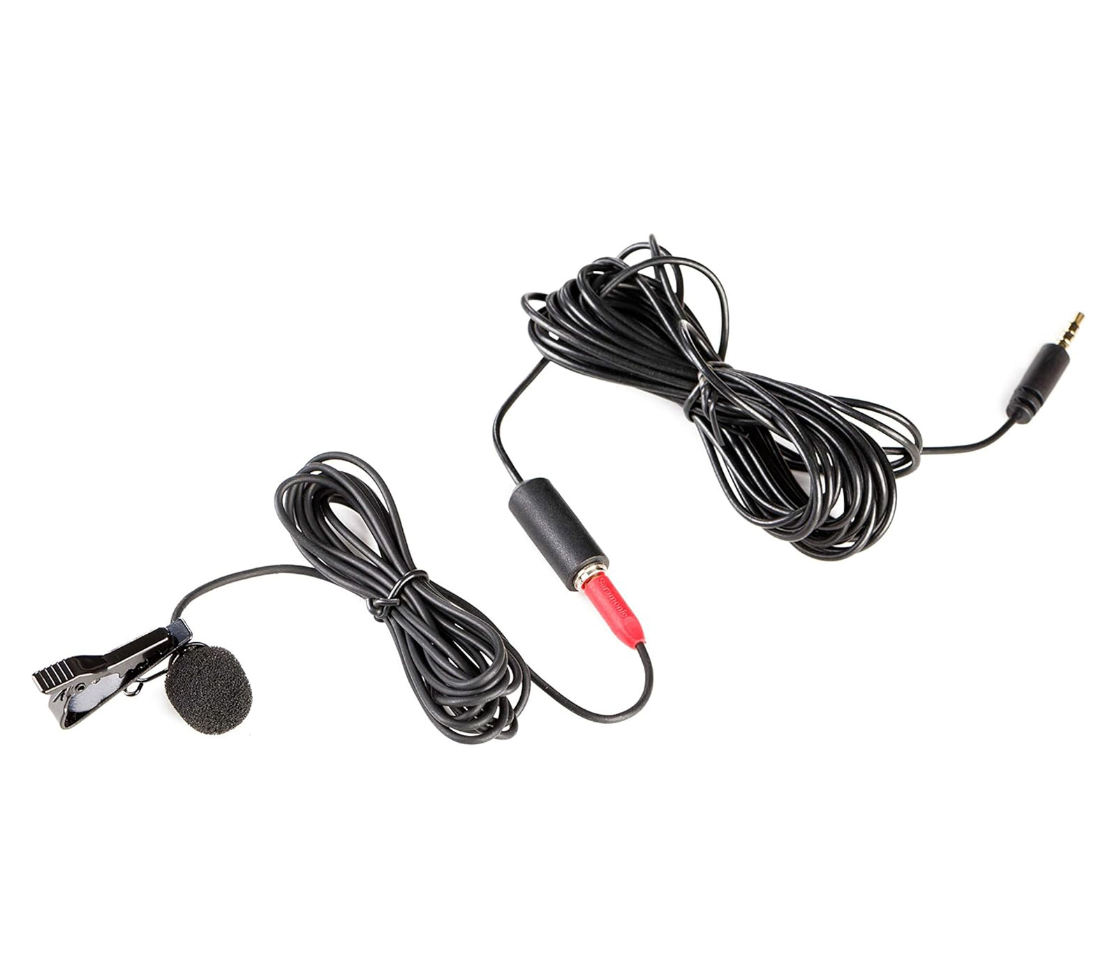 Микрофон Saramonic SR-LMX1+, петличный, 3.5 мм TRRS, с удлинителем 4 м