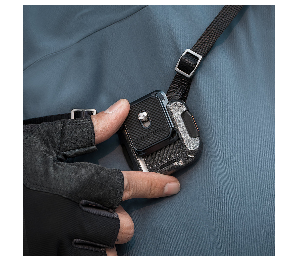 Крепление для камеры PGYTECH Shoulder Strap Quick Release Clamp & Plate на ремень, с площадкой