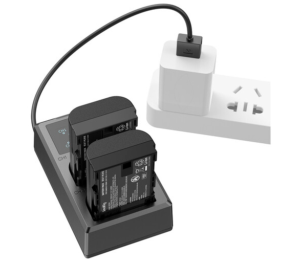 Аккумуляторы SmallRig LP-E6NH с зарядным устройством (3821)