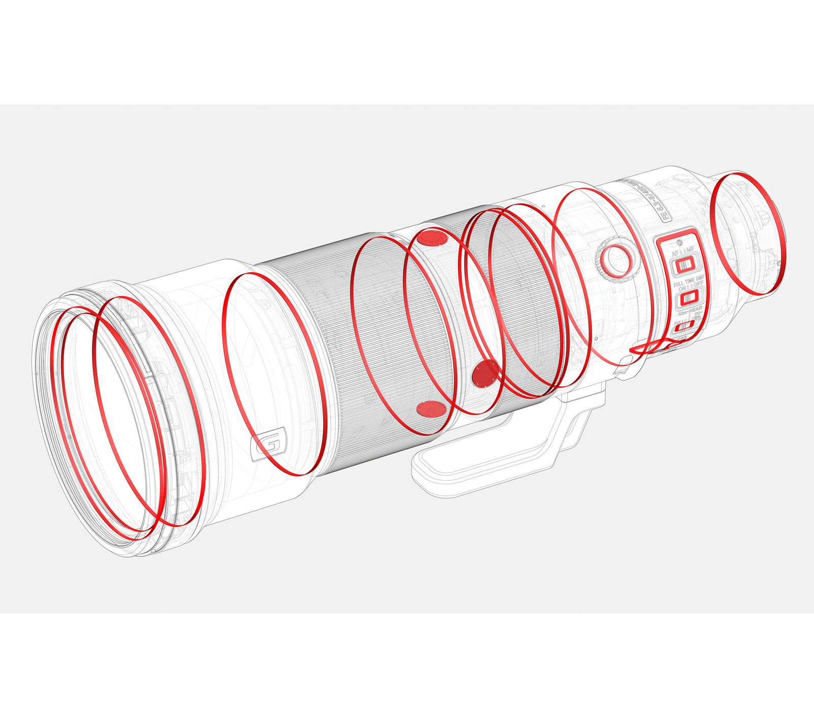 Объектив Sony FE 400-800mm f/6.3-8 G OSS