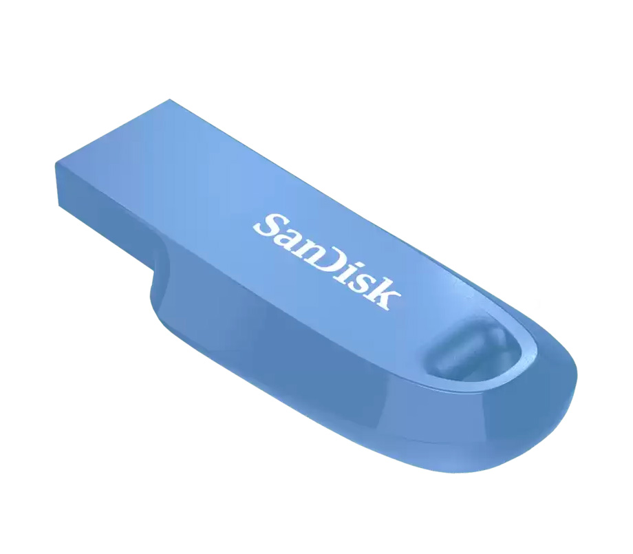 Накопитель SanDisk USB3.2 Flash 128GB Ultra Curve, синий