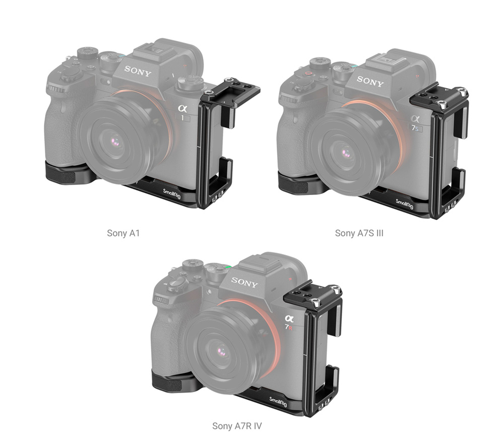 Площадка SmallRig 3207 Arca-type L Bracket,  для Sony A1 / A7S III / A7R IV / A9 II