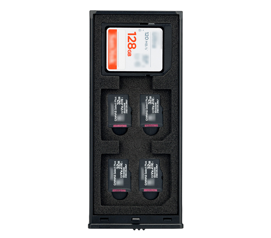 Кейс для карт памяти JJC MCK-SD6BK, 6х SD + 12х MicroSD