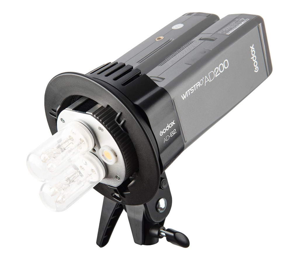 Голова сдвоенная Godox AD-B2 для вспышек AD200, AD200Pro, AD200ProII