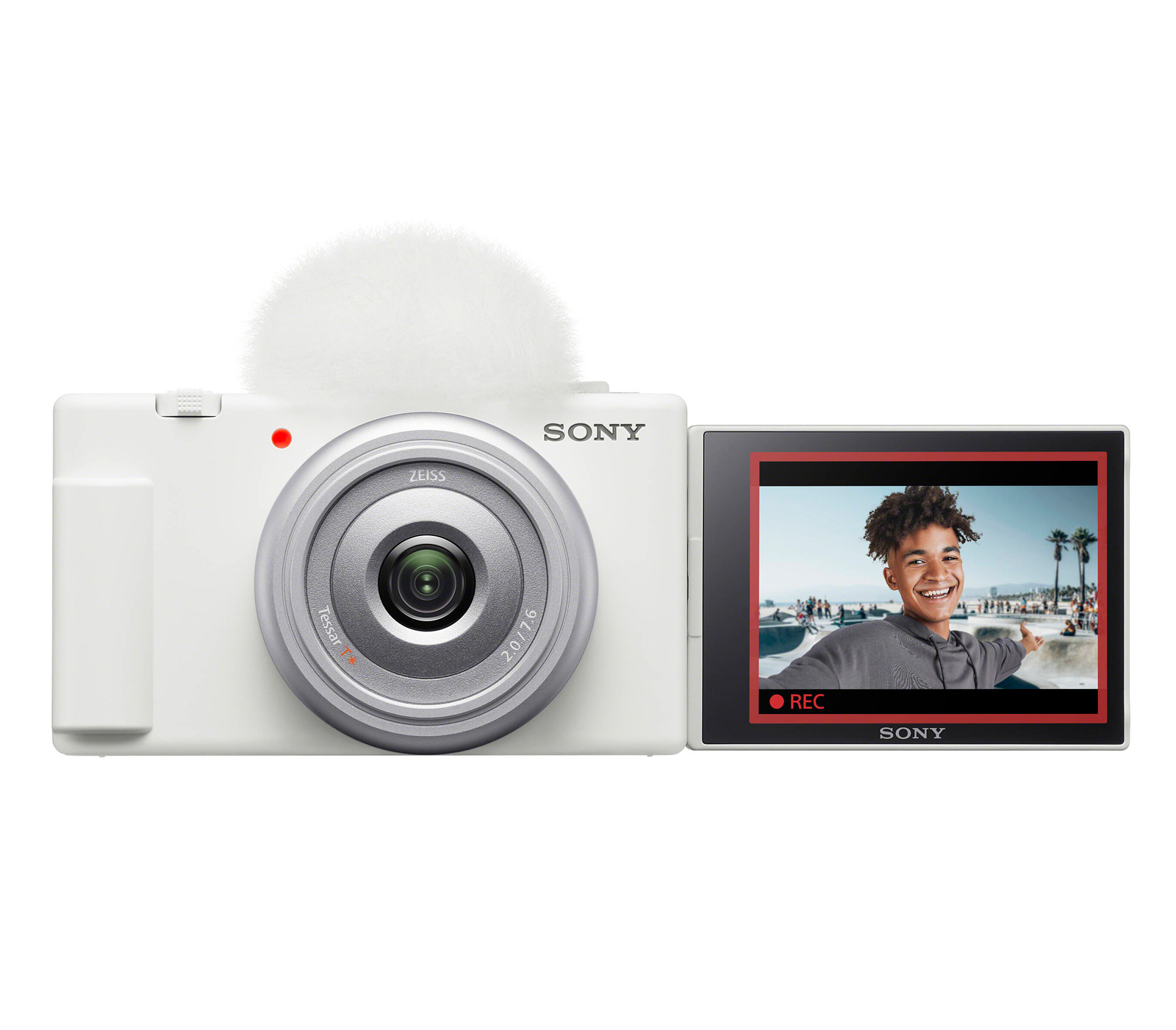 Компактный фотоаппарат Sony ZV-1F, белый