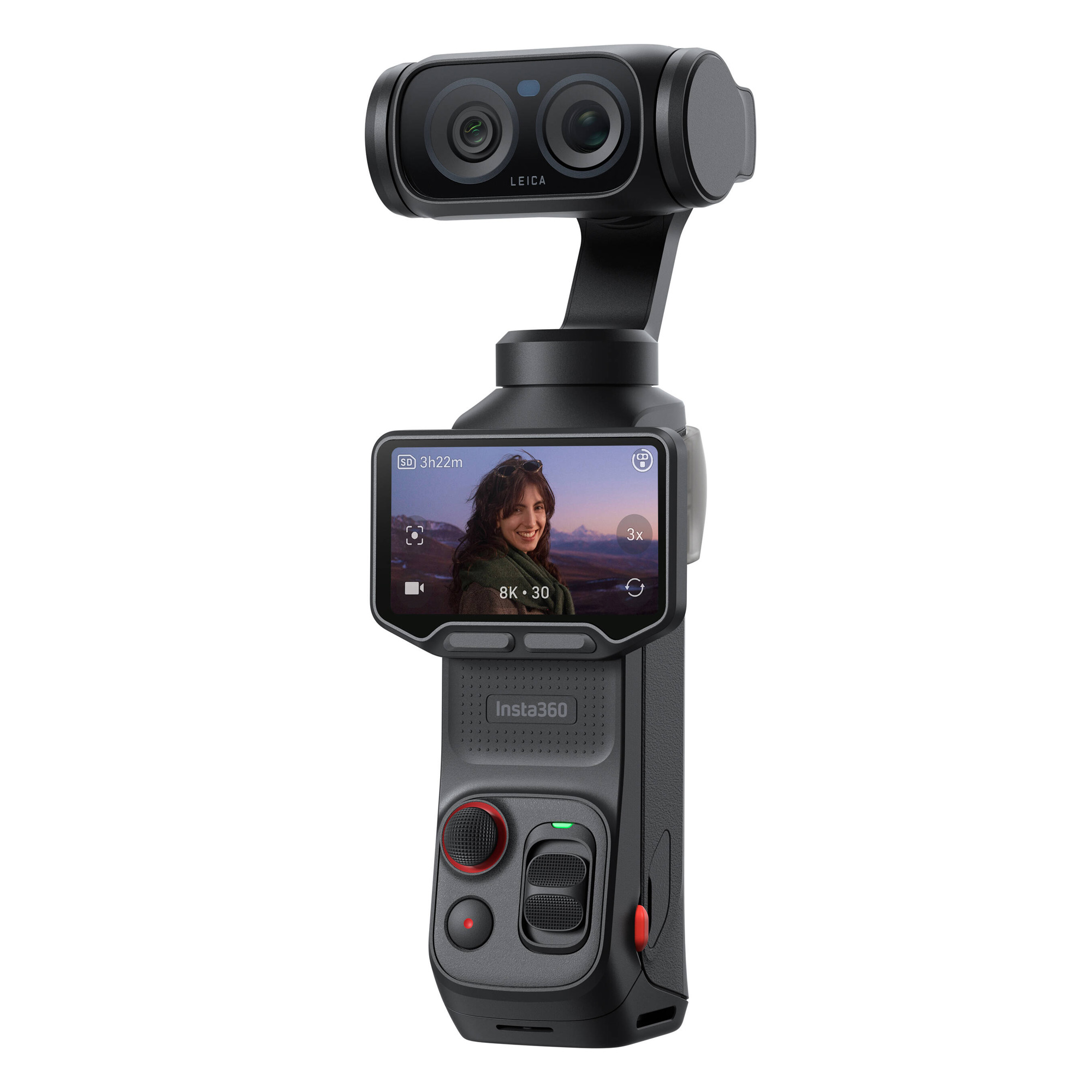 Камера с 3-осевым подвесом Insta360 Luna Ultra Cosmic Black Creator Bundle