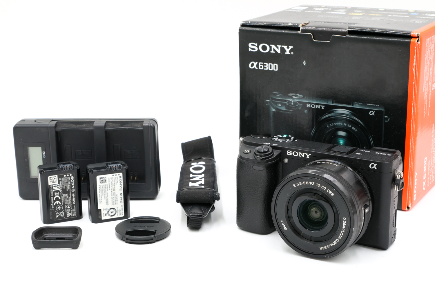 Беззеркальный фотоаппарат Sony A6300 Kit 16-50mm OSS (состояние 5-) (б/у)