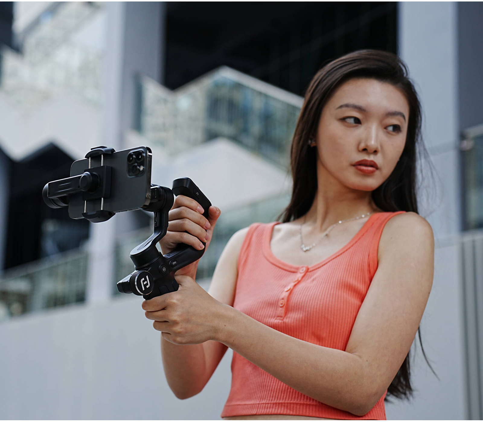 Стабилизатор FeiyuTech Scorp Mini P, трехосевой, для смартфонов, черный