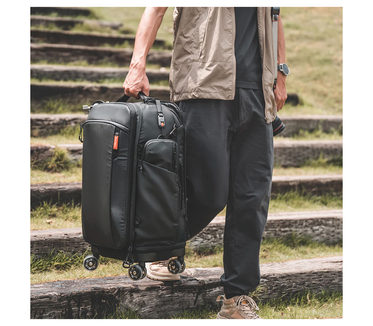 Сумка на колесах PGYTECH Roller Camera Backpack + рюкзак 2 в 1