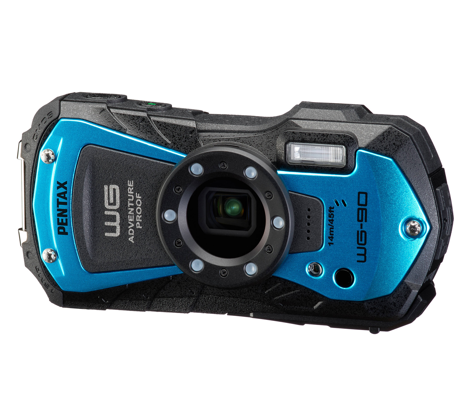 Компактный фотоаппарат Pentax WG-90, синий