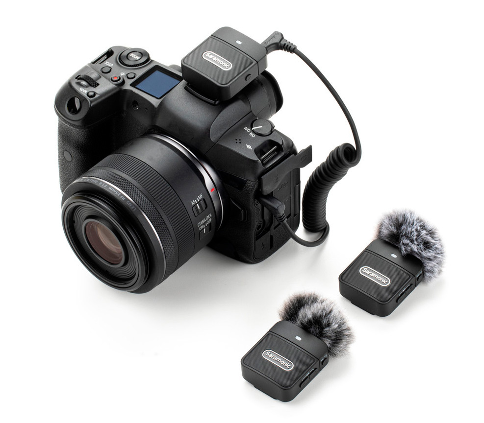 Беспроводная система Saramonic Blink100 B2, TX+TX+RX, 2.4 ГГц, 3.5 мм TRS / TRRS (уцененный)