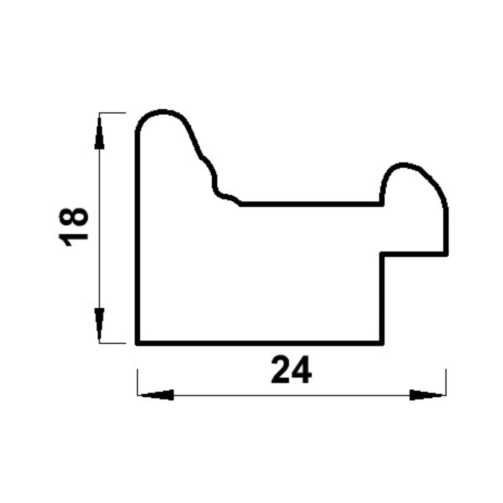 Фоторамка Мирам 20х30 см, 651740-8 бежевая