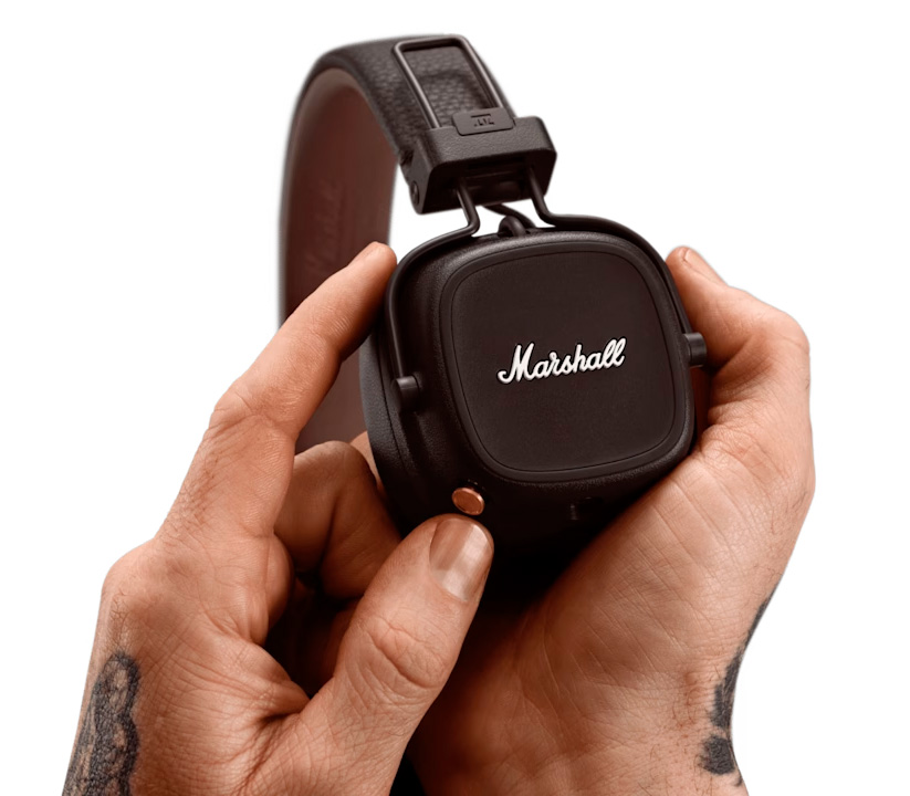 Беспроводные наушники Marshall Electronics Major IV, коричневые